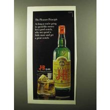 1971 J&B Scotch Ad - The Pleasure Principle