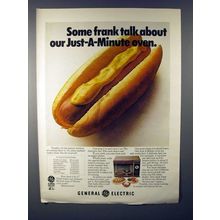 1971 General Electric Just-A-Minute Microwave Oven Ad!