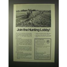 1979 National Rifle Association NRA Ad - Hunting Lobby