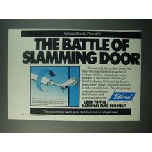 1979 National Hydraulic Door Closer Ad - Battle of Slamming Door