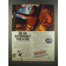 1985 NASA Space and Rocket Center Ad - Be an Astronaut for a Day