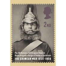 Pte McNamara 5th Dragoon Guards Balaklava Crimean War Postcard