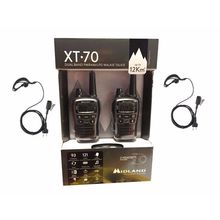 NUEVOS WALKIE TALKIE MIDLAND XT70 + CARGADOR + AURICULARES NUEVO MODELO