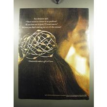 1971 De Beers Diamonds Ad - For whoever said: Three more for dinner