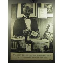 1947 Walker's De Luxe Bourbon Ad - De Luxe: Specially Elegant.. uncommon Webster