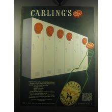 1947 Carling's Red Cap Ale Advertisement