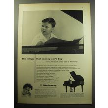 1957 Steinway Pianos Advertisement - The things that money can't buy