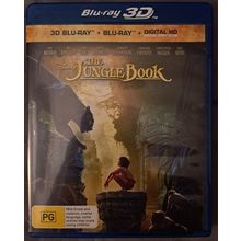 Disney The Jungle Book 3D + Blu Ray Neel Sethi Bill Murray Idris Elba