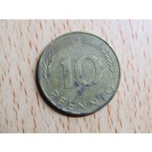 1974g 10 Pfennig Germany Coin