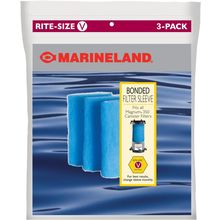 Marineland PA0114-03 Bonded Filter Sleeve for Magnum 350 Canister Filter, 3-Coun