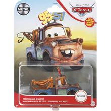 Disney Cars Toys Pixar Cars Die-Cast Oversized Team 95 and 51 Mater Vehicle