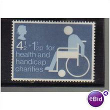 1975 GB HEALTH & HANDICAP FUNDS 4 1/2P MLH SG 970