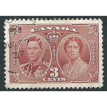 Canada 1937 SG356 3c Carmine Coronation Fine Used ....