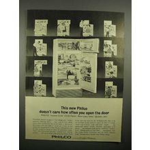 1963 Philco 14RD37 Refrigerator Ad - Open the Door