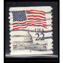 Used 2115a 22c U.S. Flag Fine CNS 5 PA5790
