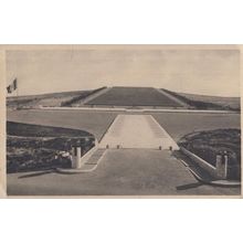 Military Memorial of Redipuglia Sacrario De Militare Italian Flag Old Postcard