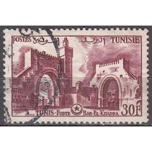 Tunisie 1956 Michel 455 O Cote (2005) 0.10 Euro Tunis Bab El Khadra Cachet rond
