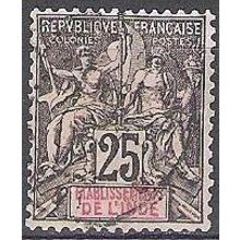 Etablissements Français dans l'Inde 1892 Michel 8 O Cote (2006) 4.00 € Type Sage