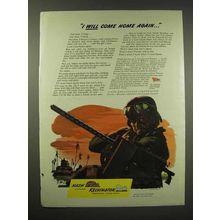 1944 Nash Kelvinator Ad - I Will Come Home Again