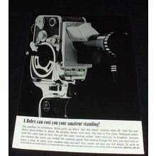 1962 Bolex Zoom Reflex 8 Movie Camera Ad!!!