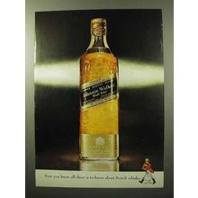 1964 Johnnie Walker Black Label Scotch Ad - You Know