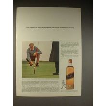 1964 Johnnie Walker Scotch Ad - George Thomson