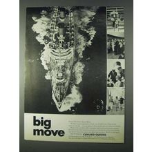 1966 Cunard Cruise Ad - Big Move