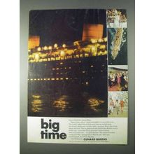 1966 Cunard Cruise Ad - Big Time