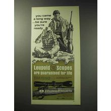 1971 Leupold Scopes Ad - You Came a Long Way