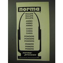 1971 Norma-Precision Ammunition Ad - Bullets Ammo