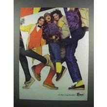 1983 Bass Shoes Ad - Bass or Go Barefoot