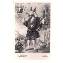 THE TRUSTY SERVANT, WINCHESTER COLLEGE, HAMPSHIRE unused vintage postcard, =