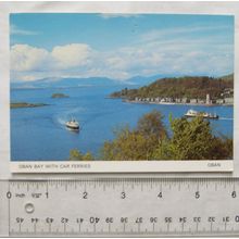 1984 Postcard Oban Bay with Car Ferries