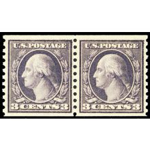 494, Mint NH 3¢ Coil Pair Well Centered And Very Fresh! .. Stuart Katz
