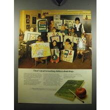 1971 Pharmaceutical Manufacturers Association Ad - There's an art to teaching