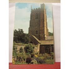DUNSTER PARISH CHURCH, SOMERSET used postcard 1963 pm /