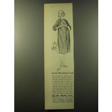 1960 Elizabeth Arden Fashion Ad - Good Morning Coat