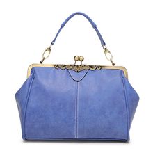 New Women's Handbag Diagonal Cross Bag Blue