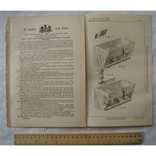 1890 Patent No. 16,663 feeding devices granular Hugh Monticello Whitney, Liberty