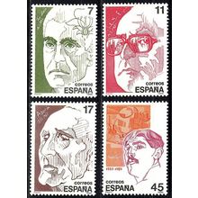 España. 1986. Mi # 2733 / 36. Spanish Figures