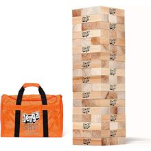 Jenga Giant - Hardwood Blocks - Stacks to over 5 Feet - Officially Licensed - JS