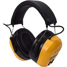 DEWALT DPG17 Rechargeable Bluetooth Hearing Protection, Black/Yellow, Adjustable