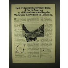 1973 Mercedes-Benz Car Ad - Best Wishes to Rotarians