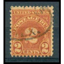 Used J81 2c Postage Due Average Plus WA1314