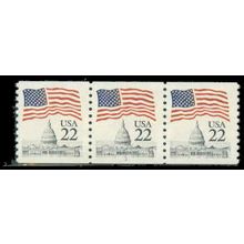 2115 22c U.S. Flag Very Fine MNH PNC 2/3 R0648