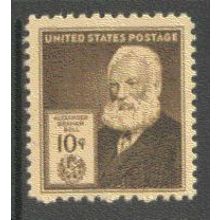 893 10c Alexander Graham Bell Barely Clears MNH BA0410
