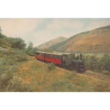 Douglas At Quarry Halt Station Welsh Wales Train Railway Real Photo Postcard