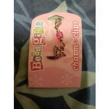 charm clip with beads letter Y for young girl or woman