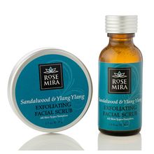 Sandlewood and Ylang Ylang Exfoliating Facial Scrub - 2oz[ 2oz Powder & 1oz L...