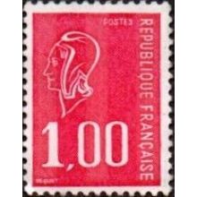 France 1.00e Value. Unfranked, No Gum .